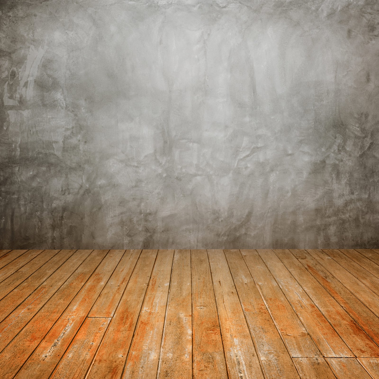 wooden-floor-with-concrete-wall